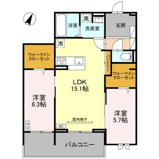 センカIII【2階】の間取り