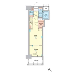 RJRプレシア高砂【4階】の間取り
