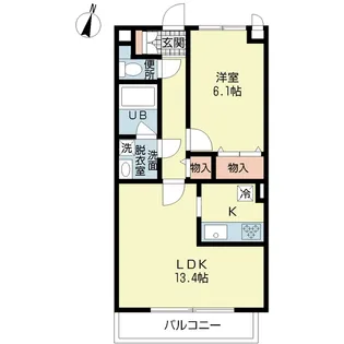 ボン・パラッソ【2階】の間取り