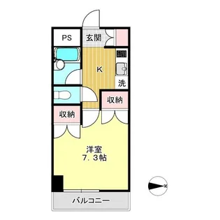 第2渡辺ビル【2階】の間取り