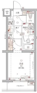 クレヴィスタ常盤台【4階】の間取り
