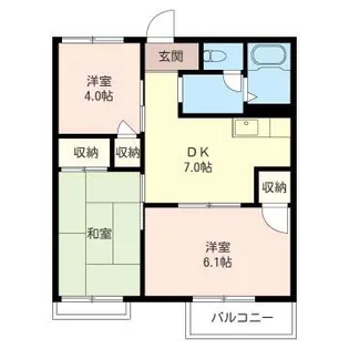 マロンハイムASUKA【2階】の間取り