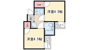 インペリアルスイートコーニシュ【4階】の間取り