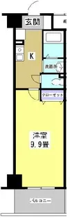 セントラルコート21【6階】の間取り