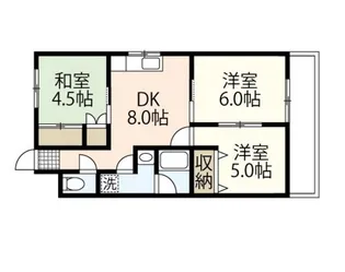 センチュリー宮西【2階】の間取り
