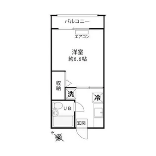 マルハイツ【1階】の間取り