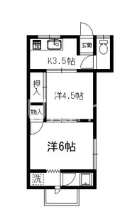 リバーサイド高田【2階】の間取り