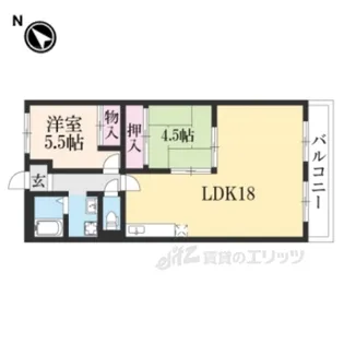 アミティエ草津【3階】の間取り