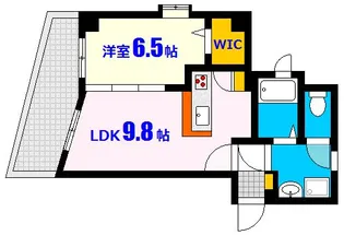 ベルフルール【5階】の間取り