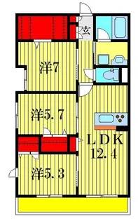 Villa Monte ANNEX【2階】の間取り