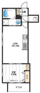 カサグランデ板橋【1階】の間取り