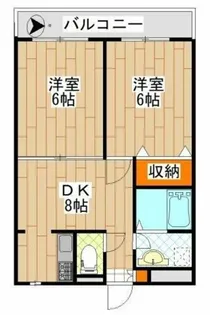 ベルウッド野川【4階】の間取り