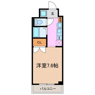 バウスクロス日進竹の山【4階】の間取り
