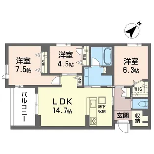 Maliena【2階】の間取り