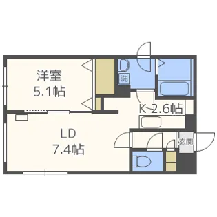 LEMONed N31【2階】の間取り