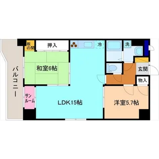 グランドハイパレス大聖寺【2階】の間取り