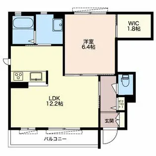 レガーレ A【1階】の間取り