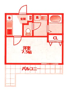 リアル北久里浜パークテラスI【2階】の間取り