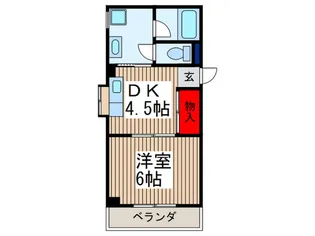 リュミエール武蔵浦和【1階】の間取り