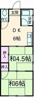 ヒロハウス【2階】の間取り