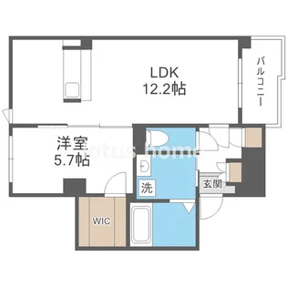 サンティエ福島吉野【9階】の間取り