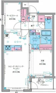 GENOVIA西高島平II【2階】の間取り