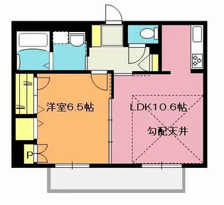 トレストガーデンF【2階】の間取り