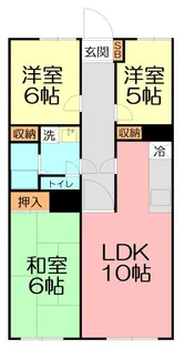 サニーハウス大磯【1階】の間取り