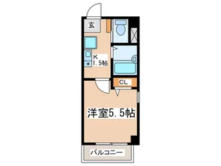 ミドルリバー田園調布南【2階】の間取り