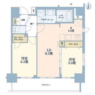 日神パレステージ三ノ輪竜泉【4階】の間取り