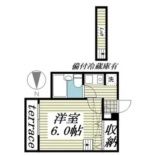 ジュネパレス松戸第502【1階】の間取り