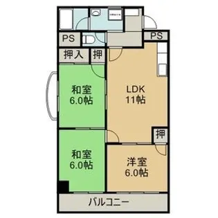 OMレジデンス尾張旭【3階】の間取り