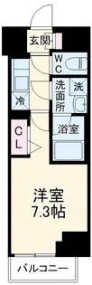 メインステージ横濱伊勢佐木III【6階】の間取り