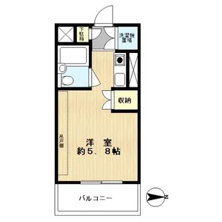 ジュネス市ヶ尾【1階】の間取り