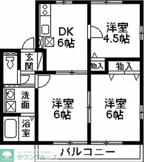 ハイム連取B【1階】の間取り