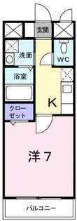 アライブ キノ【2階】の間取り