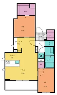 ソレーユみなとみらい【2階】の間取り