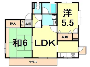 アイビー館【1階】の間取り