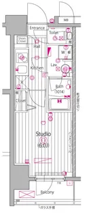 ガーラ グランディ池袋II【5階】の間取り
