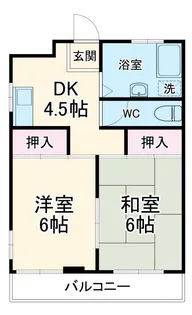 フォレストハイツ【3階】の間取り