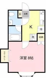グリーンハイツ豊栄NO2【2階】の間取り
