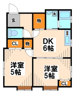 エステートKK【2階】の間取り