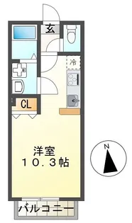 グローレ八王子【2階】の間取り