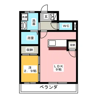 Sereno 【セレーノ】【3階】の間取り