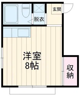 イディアフジサワハイツ【1階】の間取り