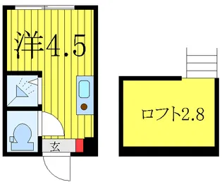 アークプレス神谷【1階】の間取り