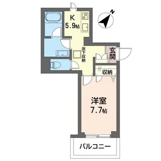 コスモ ザ ガーデン【1階】の間取り