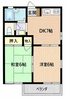 セフィーラ陵A棟【2階】の間取り