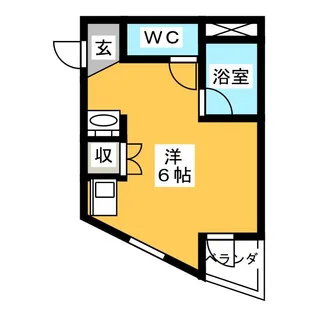 メゾンルーブル【3階】の間取り