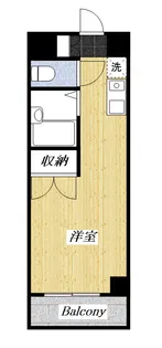 パークサイド石坂【3階】の間取り